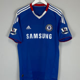 2010/11 CHELSEA DAVID LUIZ #4 HOME SHIRT (M) ADIDAS