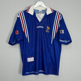 Shop 1996/98 FRANCE HOME SHIRT (XL) ADIDAS, classic football shirts, vintage football shirts & retro soccer jerseys at Cult Kits