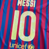 2011/12 Barcelona Messi #10 Home Shirt (L) Nike