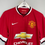 Shop 2014/15 MANCHESTER UNITED V.PERSIE #20 *BNWT* HOME SHIRT (M) NIKE, classic football shirts, vintage football shirts & retro soccer jerseys at Cult Kits