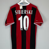 2003/04 MANCHESTER CITY SIBIERSKI #10 *BNWT* AWAY SHIRT (M) REEBOK