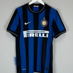 Shop 2009/10 INTER MILAN ETO'O #9 HOME SHIRT (M) NIKE, classic football shirts, vintage football shirts & retro soccer jerseys at Cult Kits