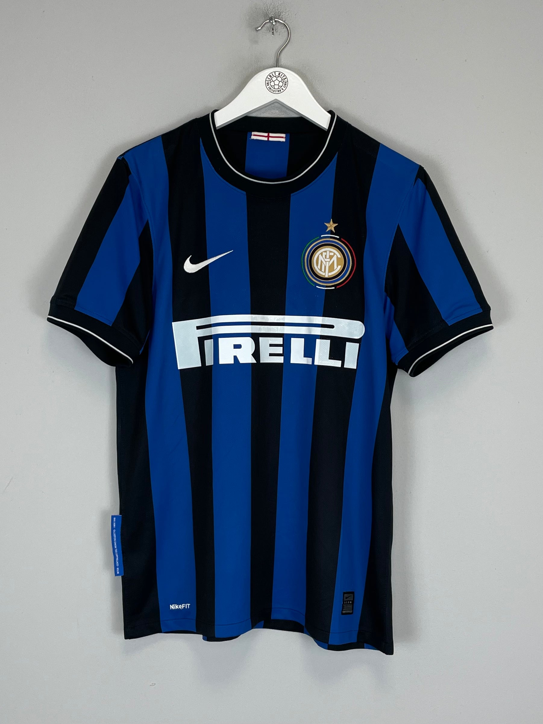 Shop 2009/10 INTER MILAN ETO'O #9 HOME SHIRT (M) NIKE, classic football shirts, vintage football shirts & retro soccer jerseys at Cult Kits