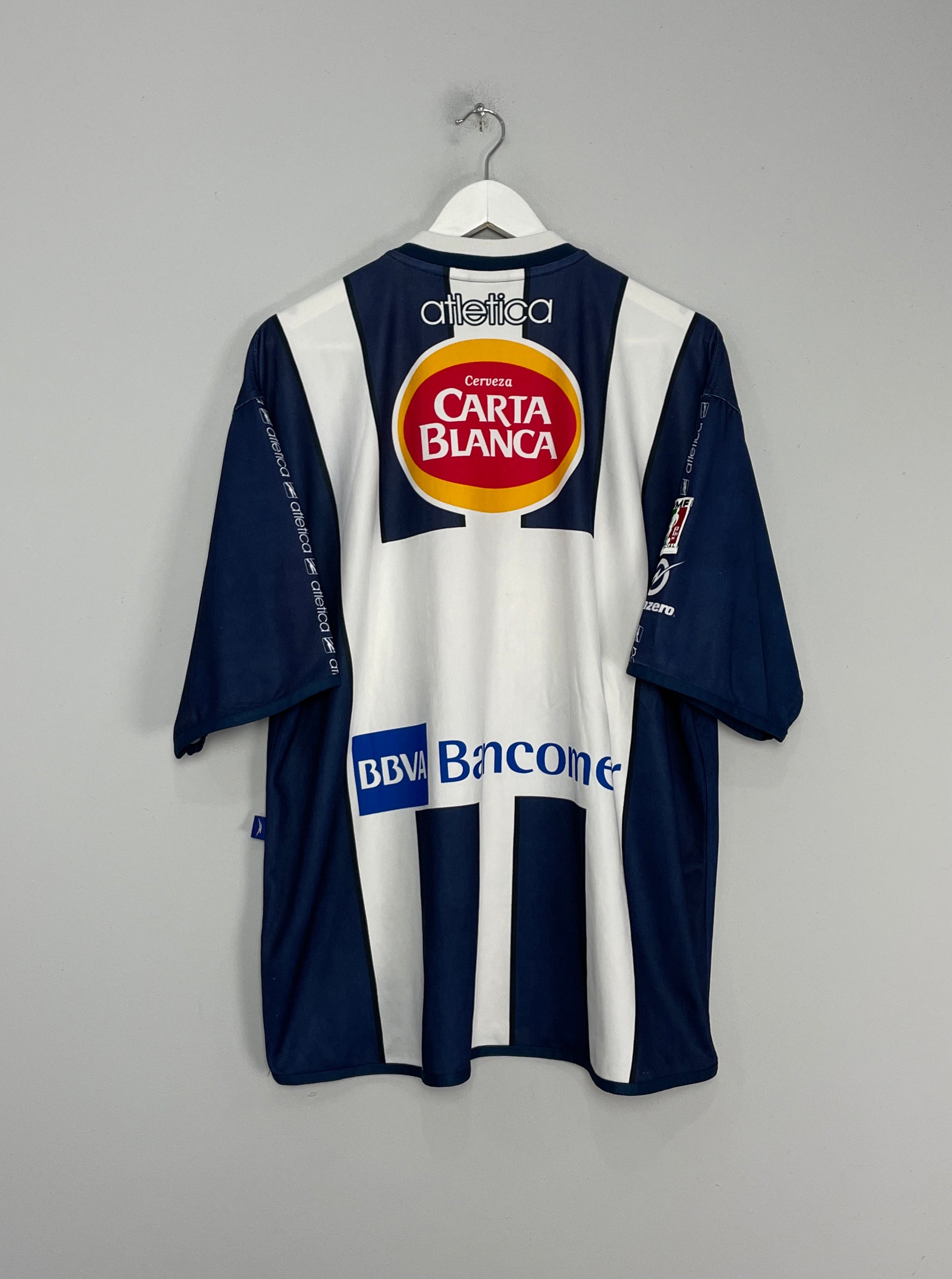 Shop 2000/01 MONTERREY HOME SHIRT (XL) ATLETICA, classic football shirts, vintage football shirts & retro soccer jerseys at Cult Kits