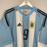 2002/04 ARGENTINA BATISTUTA #9 HOME SHIRT (XL) ADIDAS
