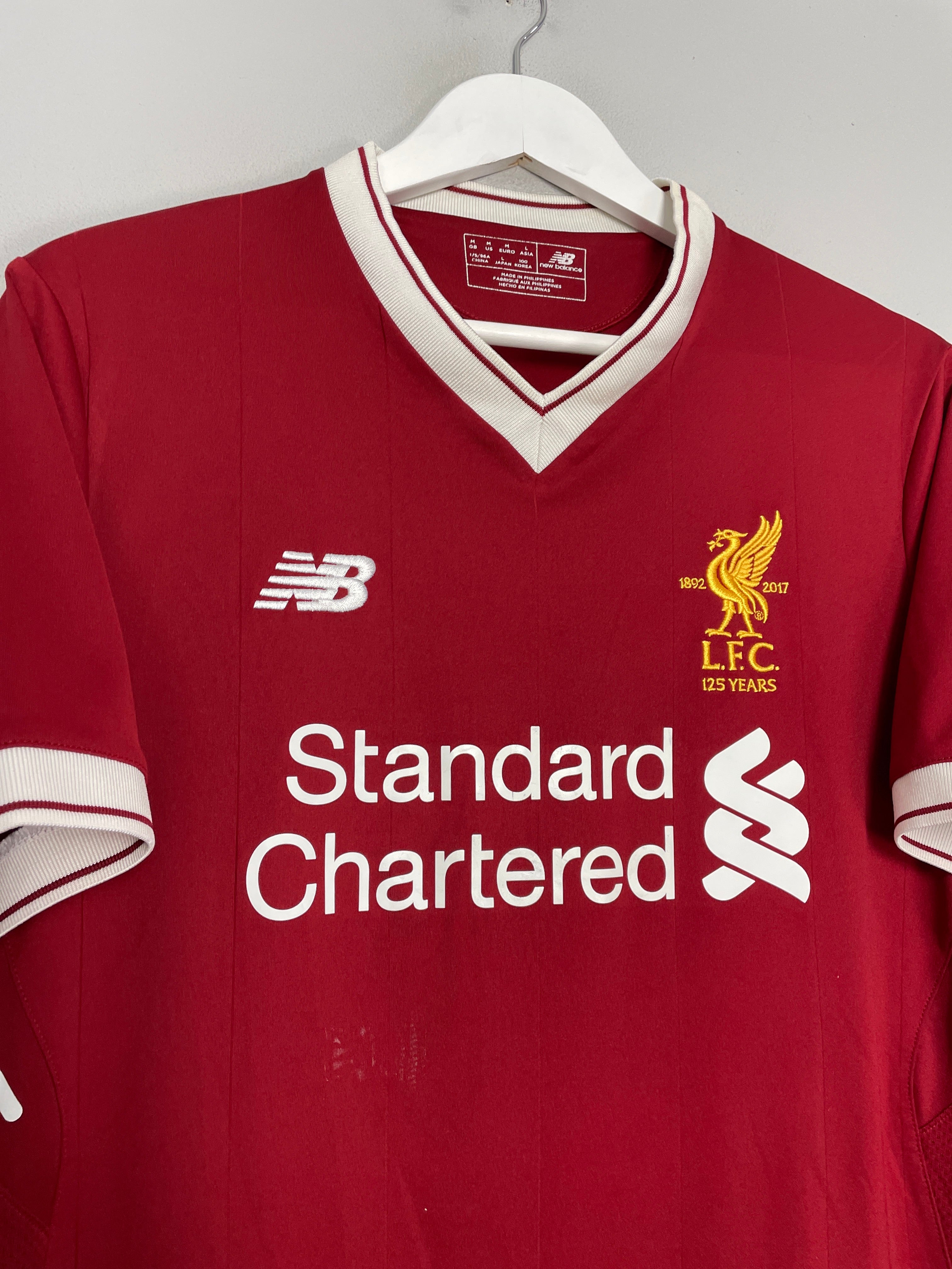 Shop 2017/18 LIVERPOOL *125 YEARS* HOME SHIRT (M) NEW BALANCE, classic football shirts, vintage football shirts & retro soccer jerseys at Cult Kits