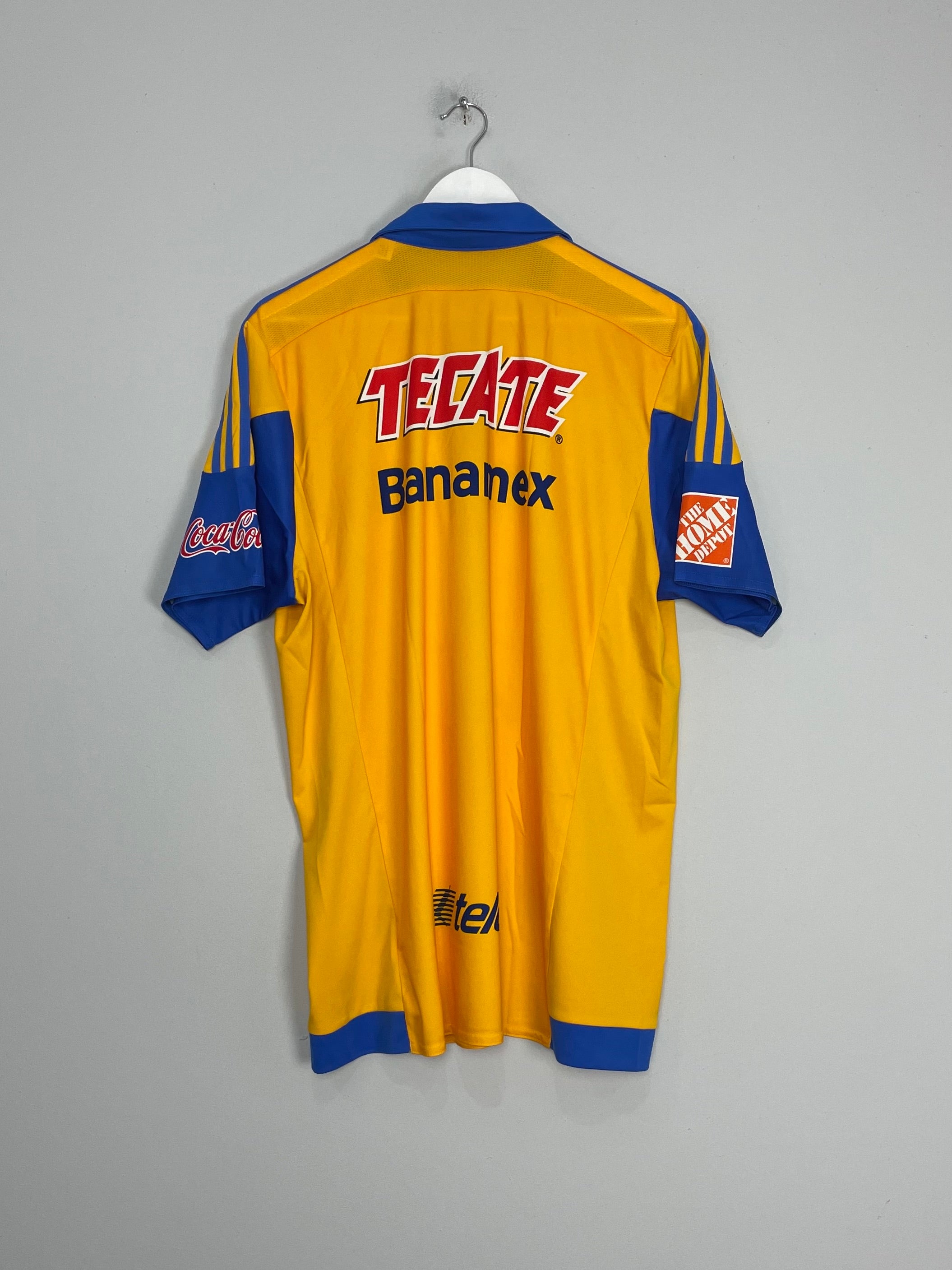 Shop 2015/16 TIGRES HOME SHIRT (XL) ADIDAS, classic football shirts, vintage football shirts & retro soccer jerseys at Cult Kits