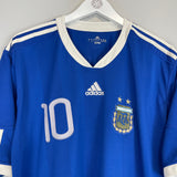 2010/11 ARGENTINA MESSI #10 AWAY SHIRT (XL) ADIDAS