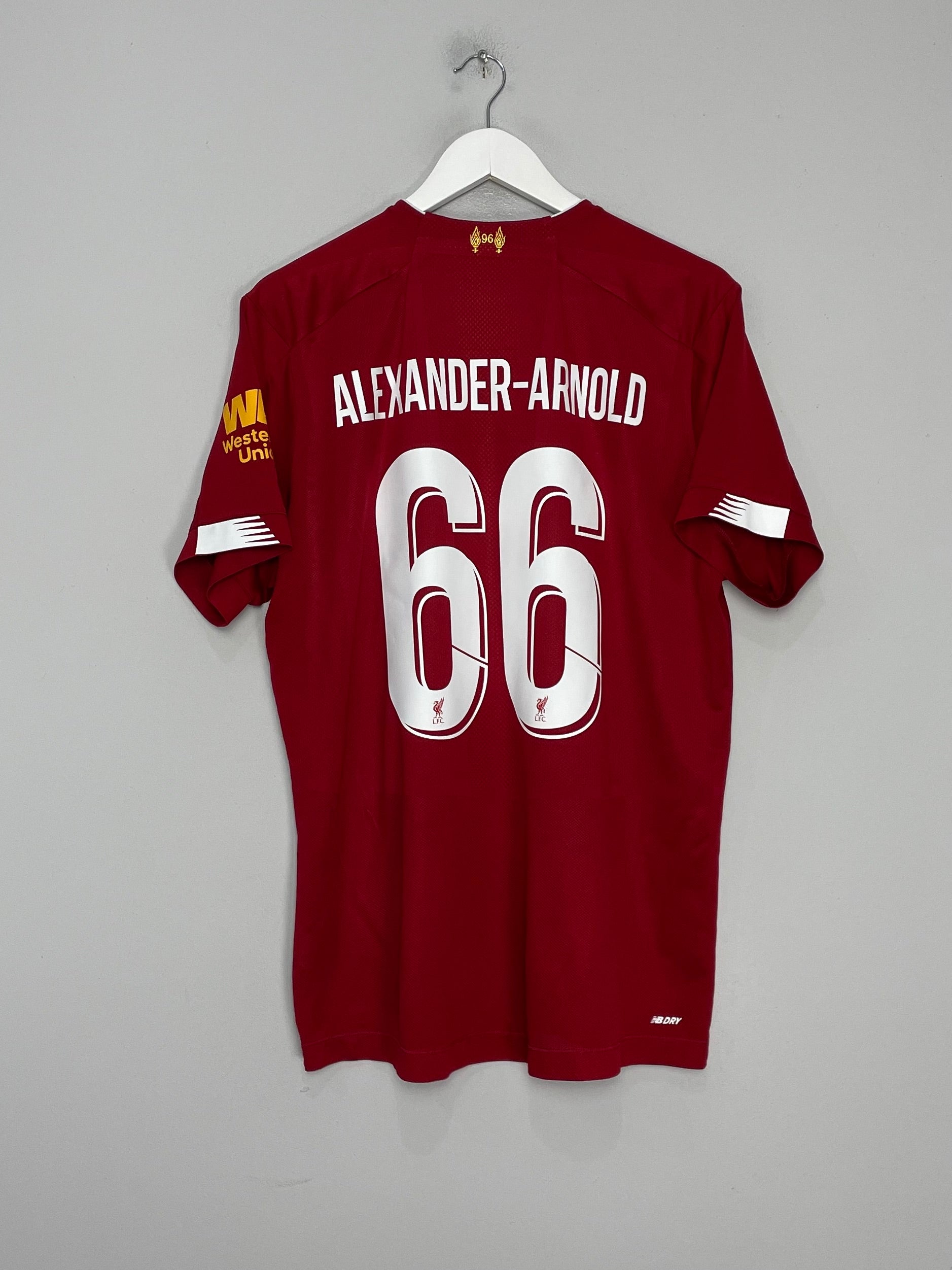 Shop 2019/20 LIVERPOOL ALEXANDER-ARNOLD #66 HOME SHIRT (XL) NEW BALANCE, classic football shirts, vintage football shirts & retro soccer jerseys at Cult Kits