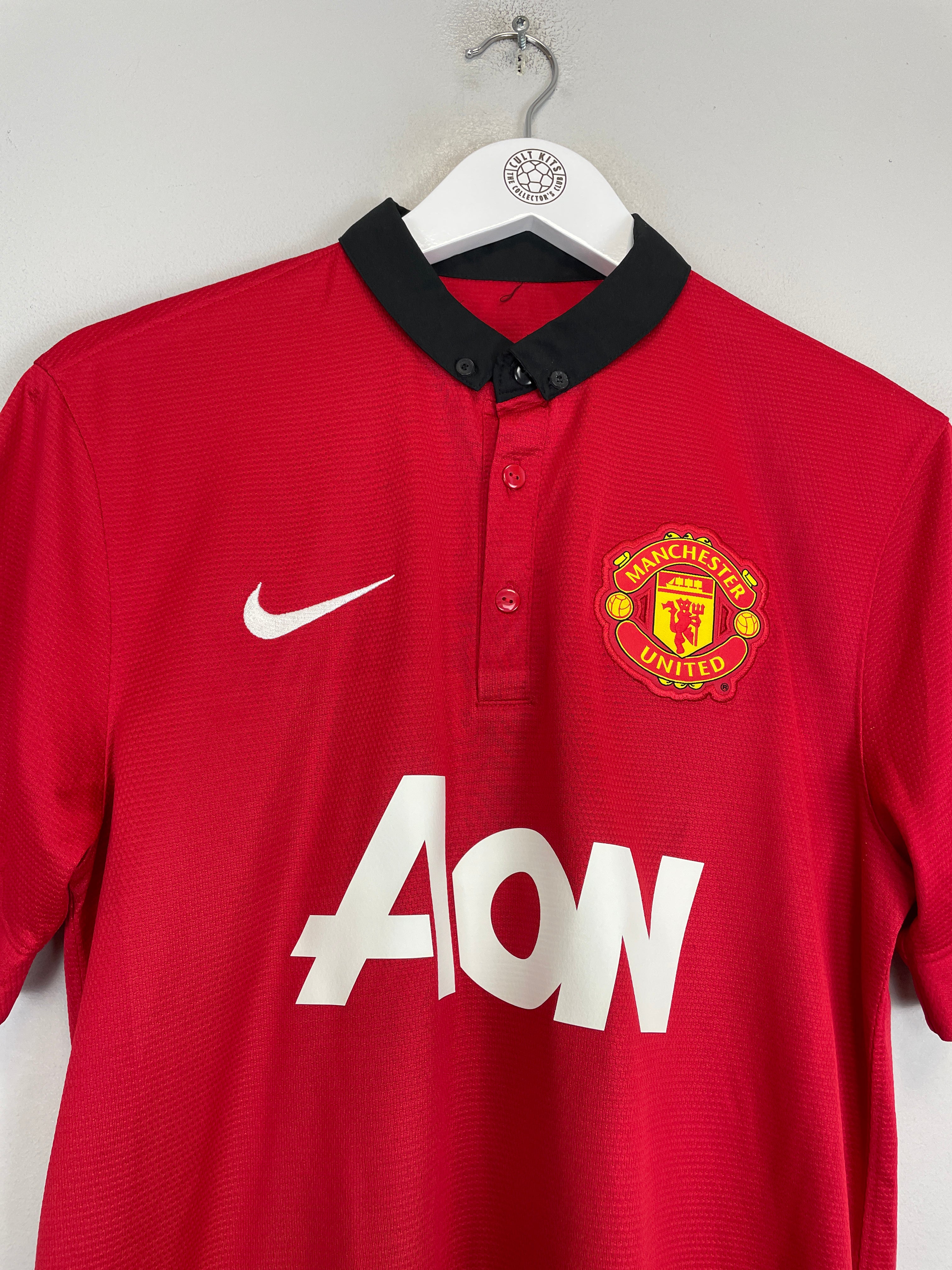 Shop 2013/14 MANCHESTER UNITED GIGGS #11 HOME SHIRT (M) NIKE, classic football shirts, vintage football shirts & retro soccer jerseys at Cult Kits