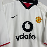 2002/03 MANCHESTER UNITED BECKHAM #7 AWAY SHIRT (XXL) NIKE