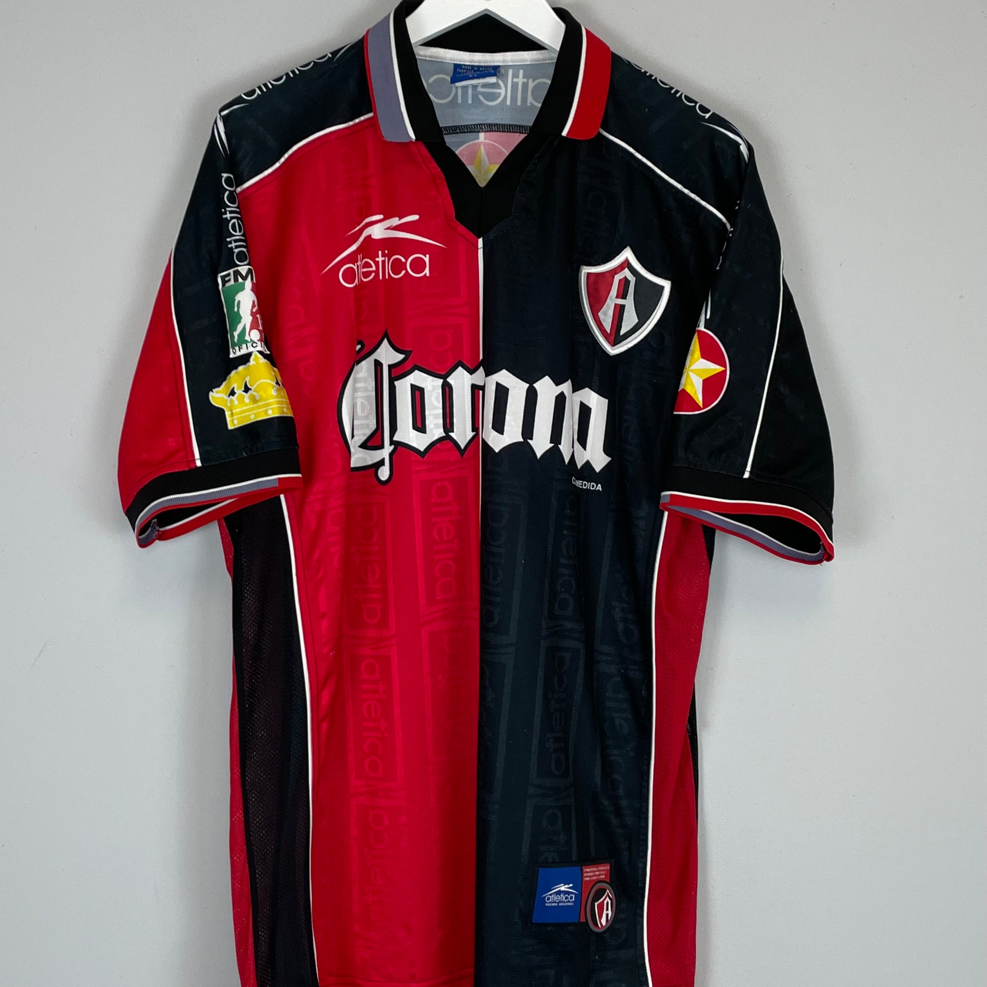 Shop 2000/01 ATLAS HOME SHIRT (L) ATLETICA, classic football shirts, vintage football shirts & retro soccer jerseys at Cult Kits