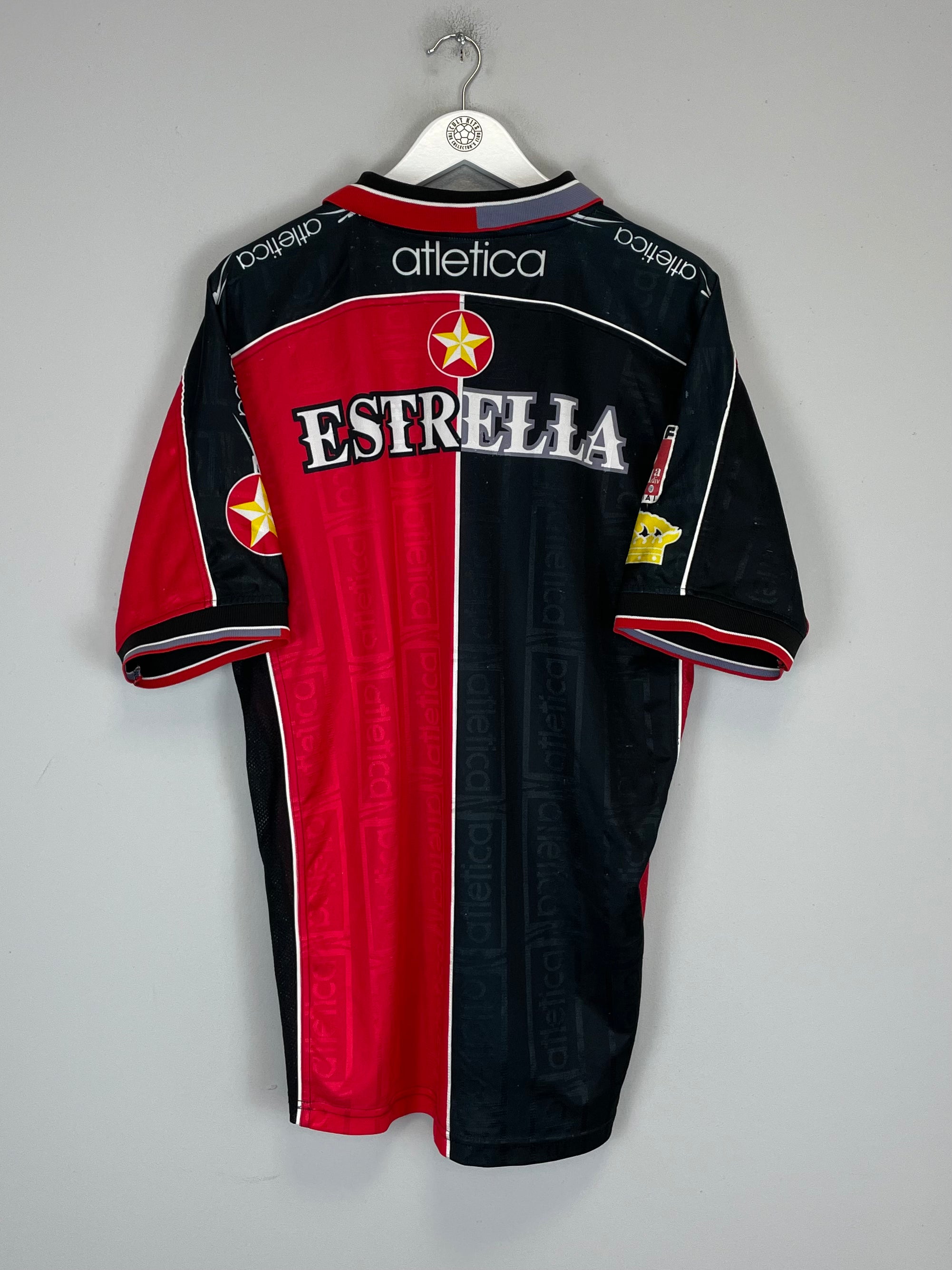 Shop 2000/01 ATLAS HOME SHIRT (L) ATLETICA, classic football shirts, vintage football shirts & retro soccer jerseys at Cult Kits