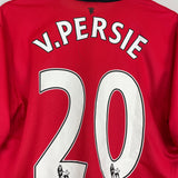 2013/14 MANCHESTER UNITED V.PERSIE #20 HOME SHIRT (L) NIKE