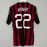 Shop 2013/14 AC MILAN KAKA #22 HOME SHIRT (S) ADIDAS, classic football shirts, vintage football shirts & retro soccer jerseys at Cult Kits