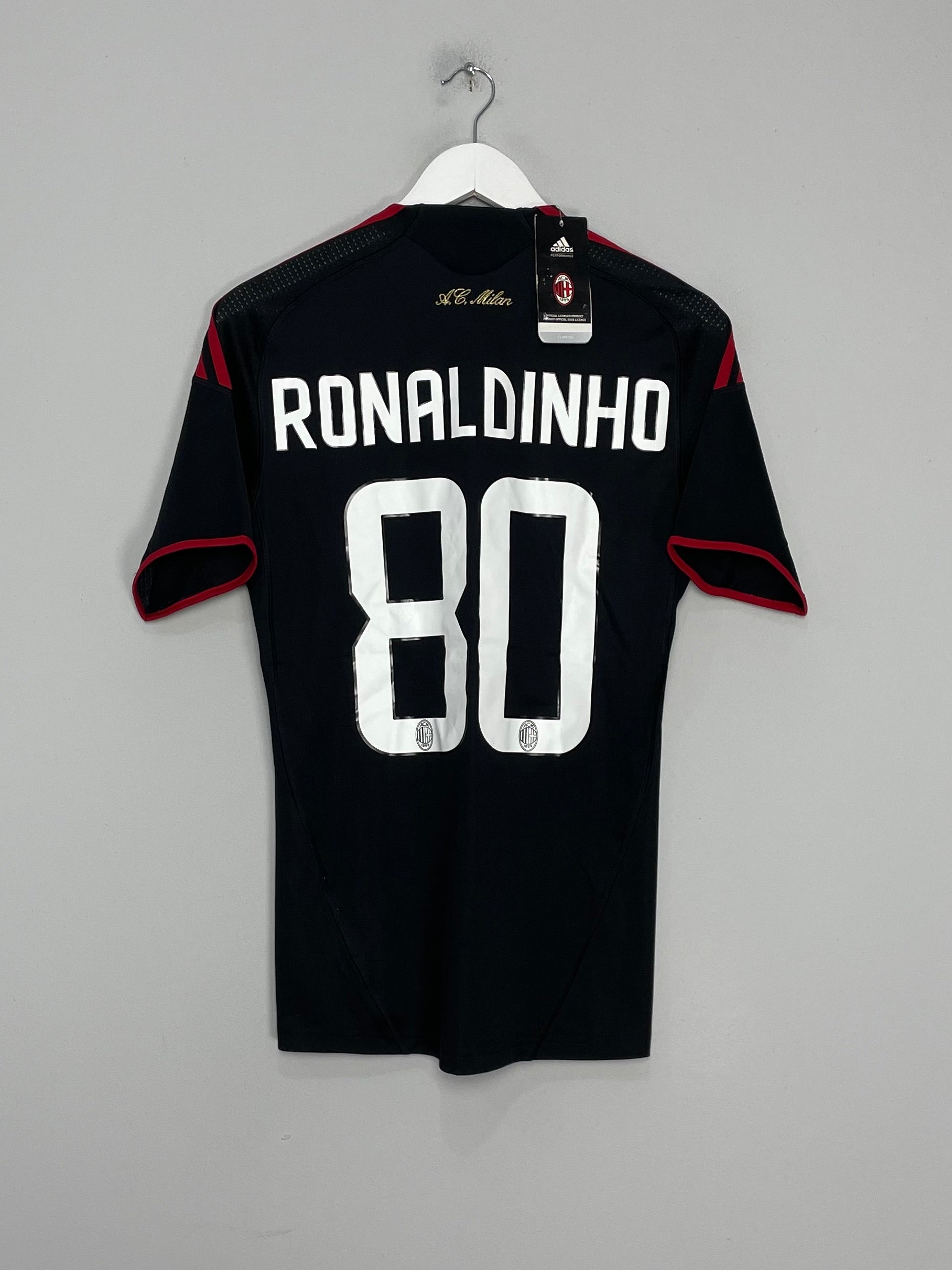 Shop 2008/09 AC MILAN RONALDINHO #80 *BNWT* THIRD SHIRT (S) ADIDAS, classic football shirts, vintage football shirts & retro soccer jerseys at Cult Kits