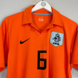 2006/08 NETHERLANDS LANDZAAT #6 HOME SHIRT (M) NIKE