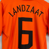 2006/08 NETHERLANDS LANDZAAT #6 HOME SHIRT (M) NIKE