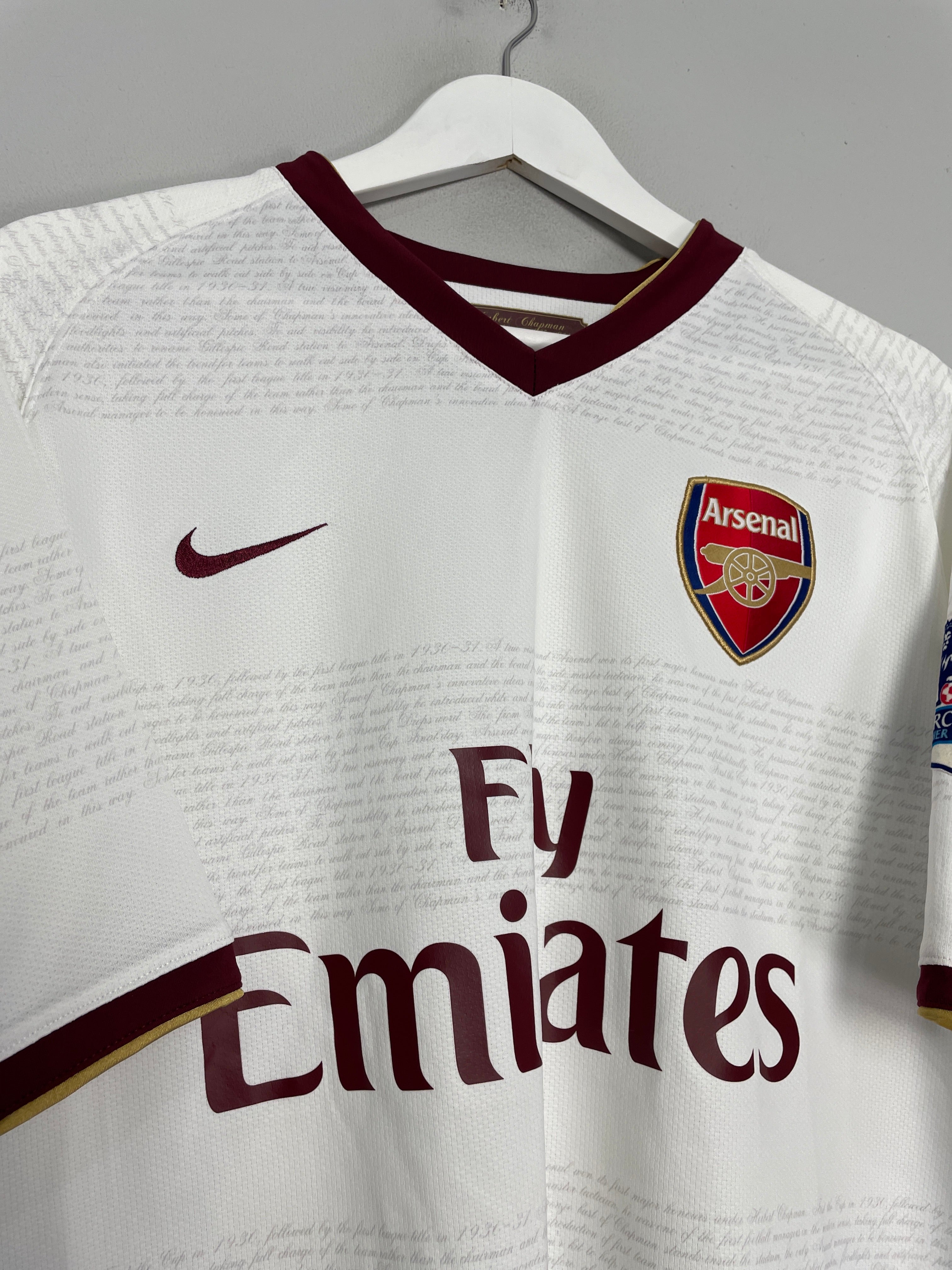 Shop 2007/08 ARSENAL ADEBAYOR #25 AWAY SHIRT (XL) NIKE, classic football shirts, vintage football shirts & retro soccer jerseys at Cult Kits