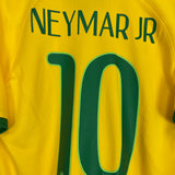 2014/15 BRAZIL NEYMAR JR #10 HOME SHIRT (M) NIKE