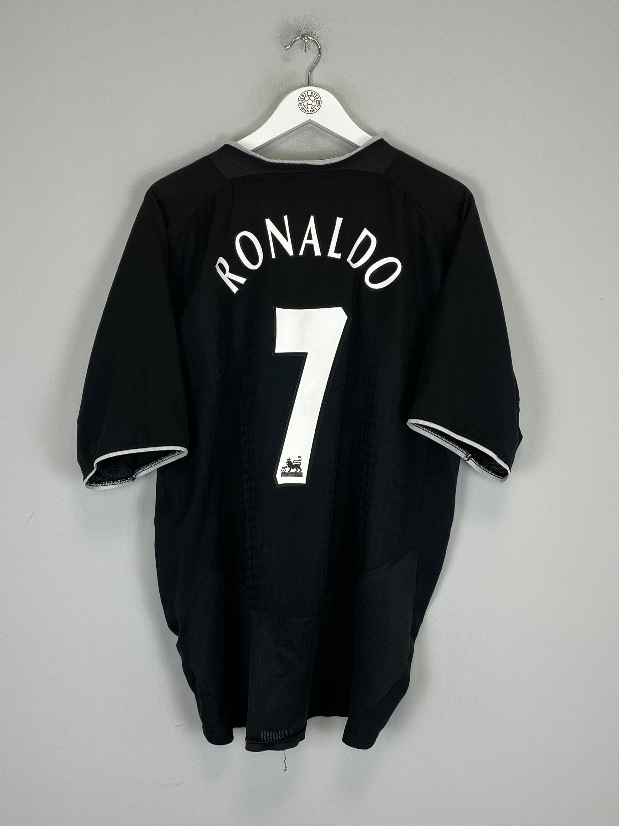 Shop 2003/05 MANCHESTER UNITED RONALDO #7 AWAY SHIRT (L) NIKE, classic football shirts, vintage football shirts & retro soccer jerseys at Cult Kits