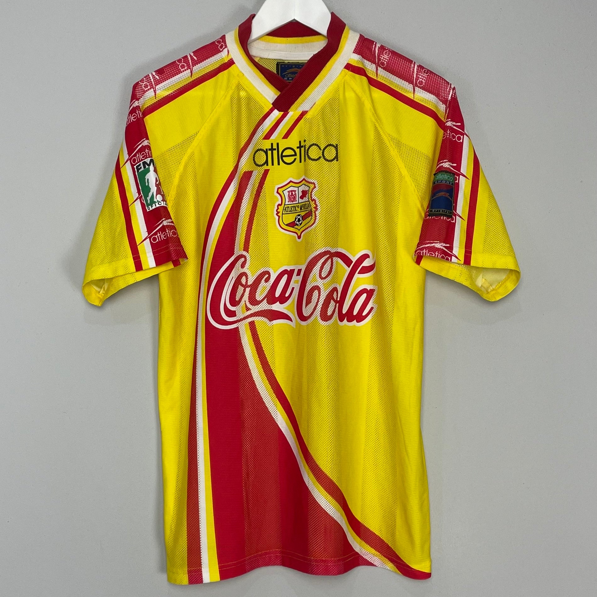 Shop 1998/99 MONARCAS MORELIA HOME SHIRT (S) ATLETICA, classic football shirts, vintage football shirts & retro soccer jerseys at Cult Kits
