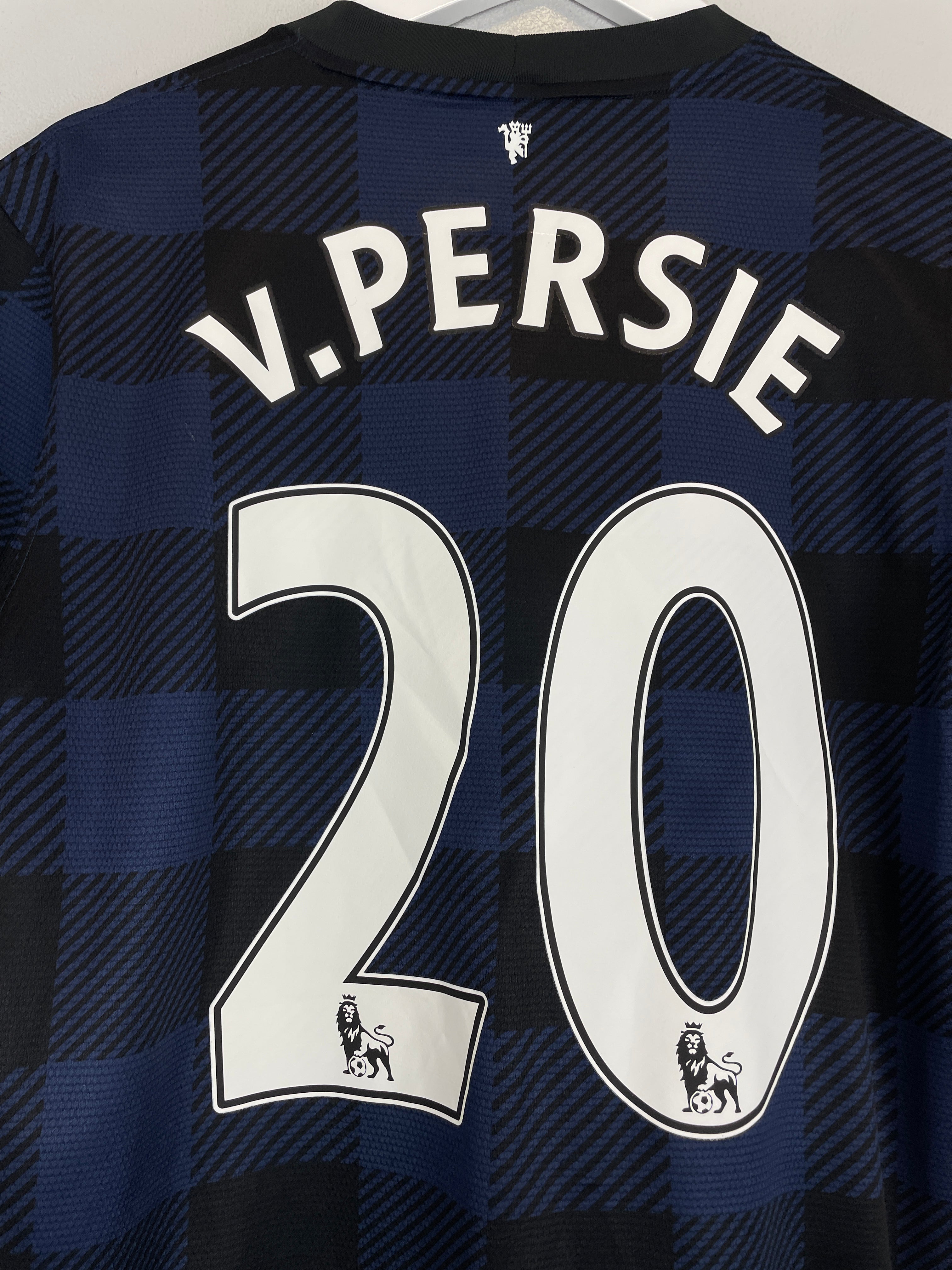 Shop 2013/14 MANCHESTER UNITED V.PERSIE #20 AWAY SHIRT (M) NIKE, classic football shirts, vintage football shirts & retro soccer jerseys at Cult Kits
