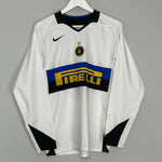 Shop 2005/06 INTER MILAN ADRIANO #10 L/S AWAY SHIRT (S) NIKE, classic football shirts, vintage football shirts & retro soccer jerseys at Cult Kits