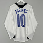 Shop 2005/06 INTER MILAN ADRIANO #10 L/S AWAY SHIRT (S) NIKE, classic football shirts, vintage football shirts & retro soccer jerseys at Cult Kits