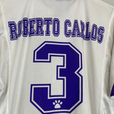 Shop 1997/98 REAL MADRID ROBERTO CARLOS #3 HOME SHIRT (M) KELME, classic football shirts, vintage football shirts & retro soccer jerseys at Cult Kits