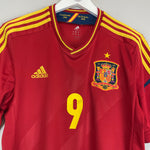 Shop 2011/12 SPAIN TORRES #9 HOME SHIRT (L) ADIDAS, classic football shirts, vintage football shirts & retro soccer jerseys at Cult Kits