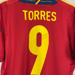 Shop 2011/12 SPAIN TORRES #9 HOME SHIRT (L) ADIDAS, classic football shirts, vintage football shirts & retro soccer jerseys at Cult Kits