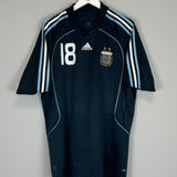 2007/09 ARGENTINA MESSI #18 AWAY SHIRT (XL) ADIDAS