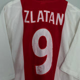 Shop 2001/02 AJAX ZLATAN #9 HOME SHIRT (XXL) ADIDAS, classic football shirts, vintage football shirts & retro soccer jerseys at Cult Kits