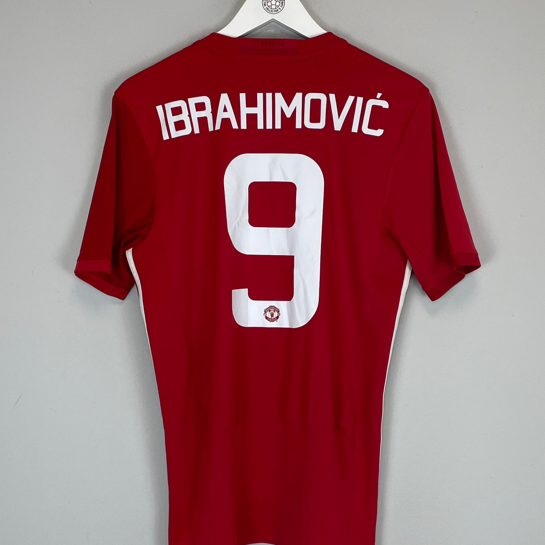 Shop 2016/17 MANCHESTER UNITED IBRAHIMOVIC #9 HOME SHIRT (M) ADIDAS, classic football shirts, vintage football shirts & retro soccer jerseys at Cult Kits