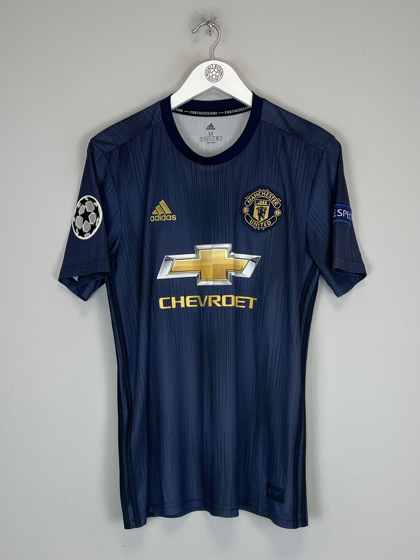 Shop 2018/19 MANCHESTER UNITED POGBA #6 C/L THIRD SHIRT (M) ADIDAS, classic football shirts, vintage football shirts & retro soccer jerseys at Cult Kits