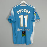 Shop 2006/07 MARSEILLE DROGBA #11 AWAY SHIRT (L) ADIDAS, classic football shirts, vintage football shirts & retro soccer jerseys at Cult Kits