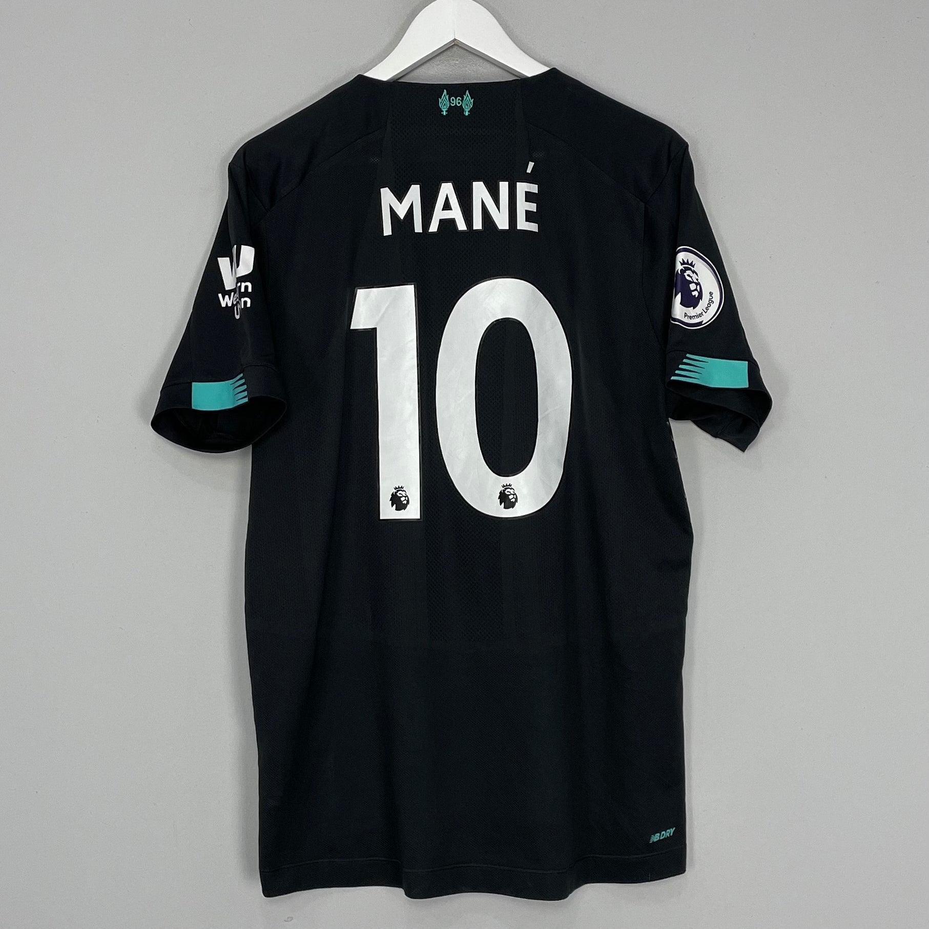 Shop 2019/20 LIVERPOOL MANE #10 THIRD SHIRT (L) NEW BALANCE, classic football shirts, vintage football shirts & retro soccer jerseys at Cult Kits