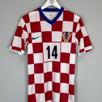 Shop 2008/09 CROATIA MODRIC #14 HOME SHIRT (M) NIKE, classic football shirts, vintage football shirts & retro soccer jerseys at Cult Kits