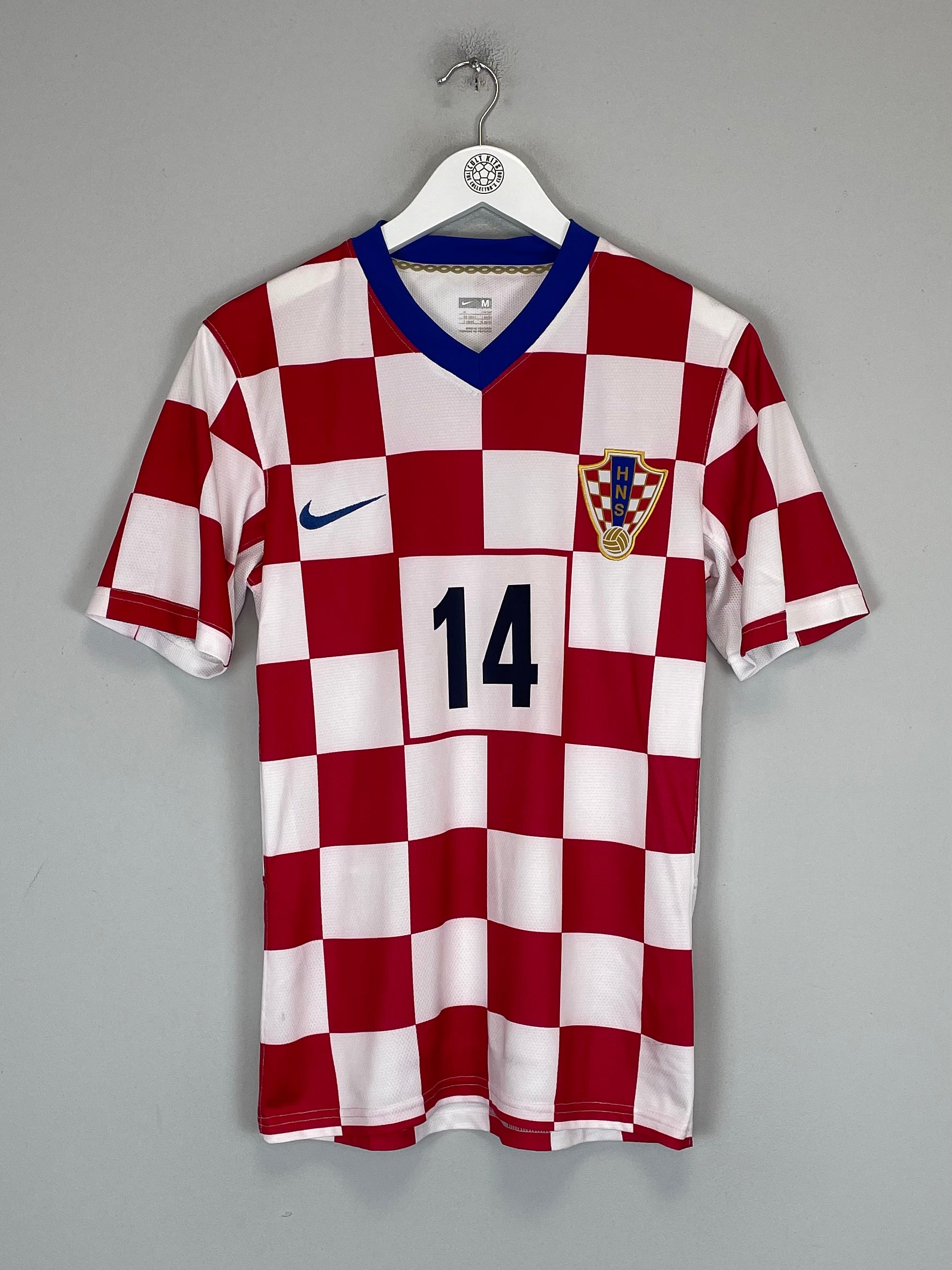 Shop 2008/09 CROATIA MODRIC #14 HOME SHIRT (M) NIKE, classic football shirts, vintage football shirts & retro soccer jerseys at Cult Kits