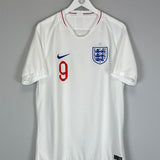Shop 2018/19 ENGLAND KANE #9 HOME SHIRT (L) NIKE, classic football shirts, vintage football shirts & retro soccer jerseys at Cult Kits