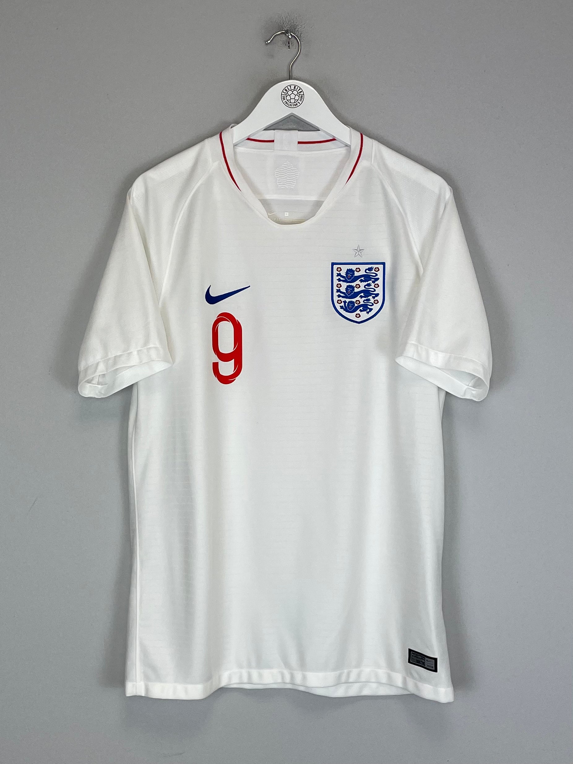 Shop 2018/19 ENGLAND KANE #9 HOME SHIRT (L) NIKE, classic football shirts, vintage football shirts & retro soccer jerseys at Cult Kits