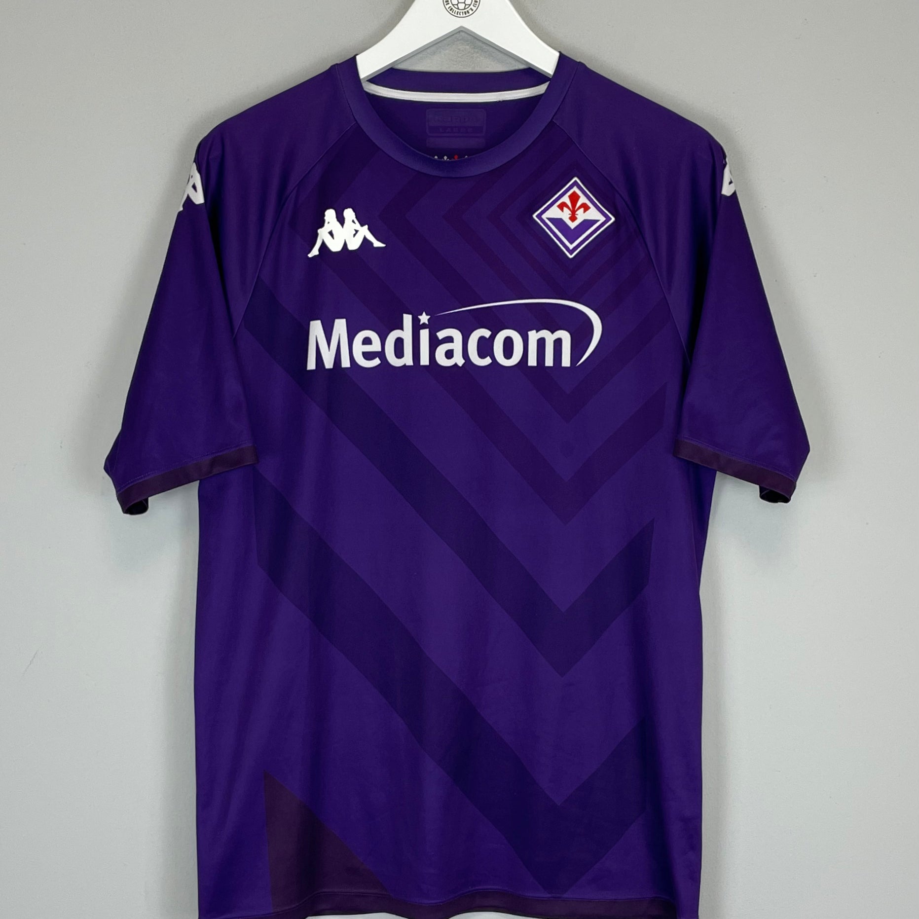 Shop 2022/23 FIORENTINA HOME SHIRT (L) KAPPA, classic football shirts, vintage football shirts & retro soccer jerseys at Cult Kits