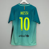 Shop 2016/17 BARCELONA MESSI #10 THIRD SHIRT (M) NIKE, classic football shirts, vintage football shirts & retro soccer jerseys at Cult Kits