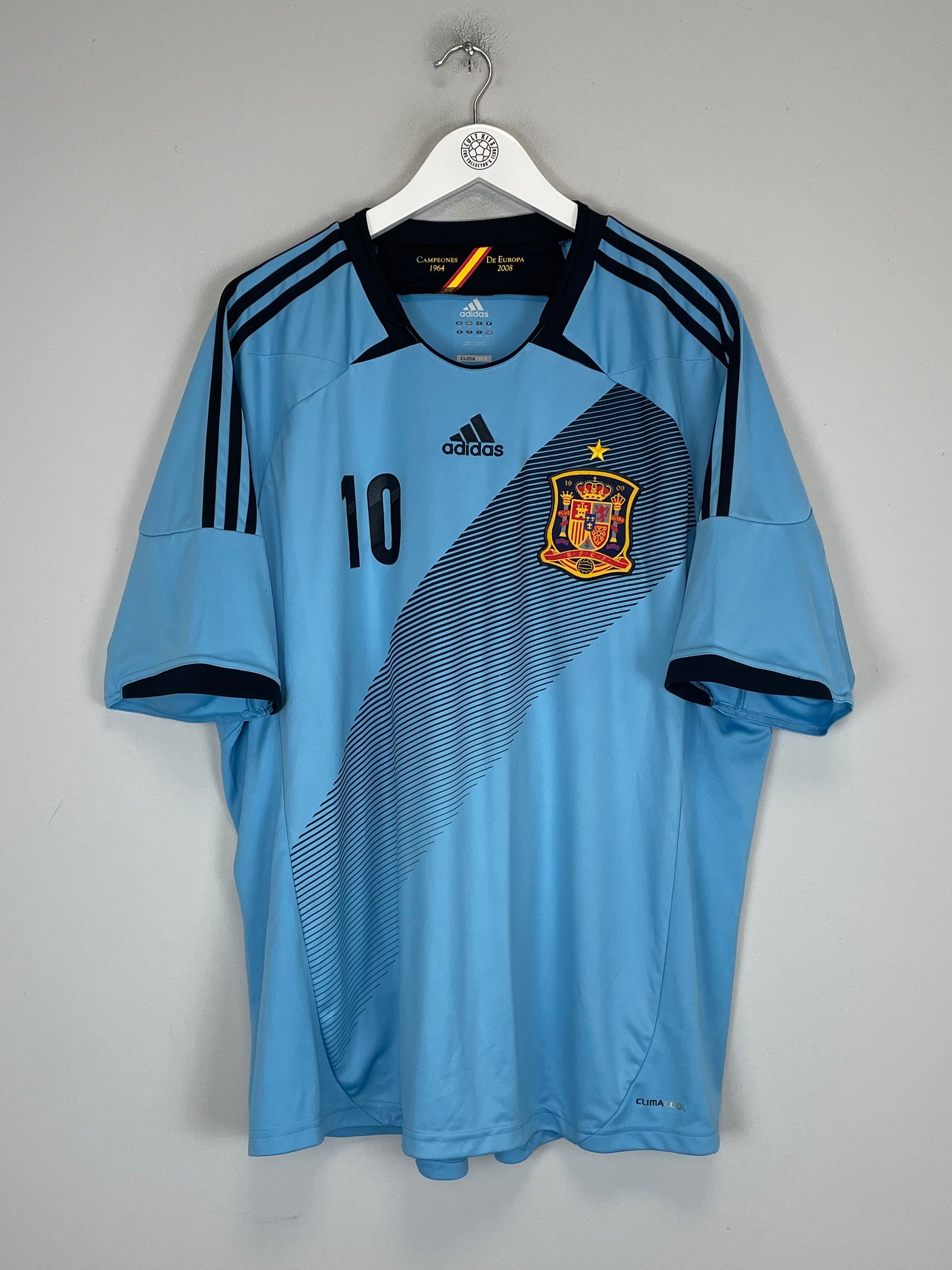 Shop 2012/14 SPAIN FABREGAS #10 AWAY SHIRT (XXL) ADIDAS, classic football shirts, vintage football shirts & retro soccer jerseys at Cult Kits