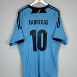 Shop 2012/14 SPAIN FABREGAS #10 AWAY SHIRT (XXL) ADIDAS, classic football shirts, vintage football shirts & retro soccer jerseys at Cult Kits