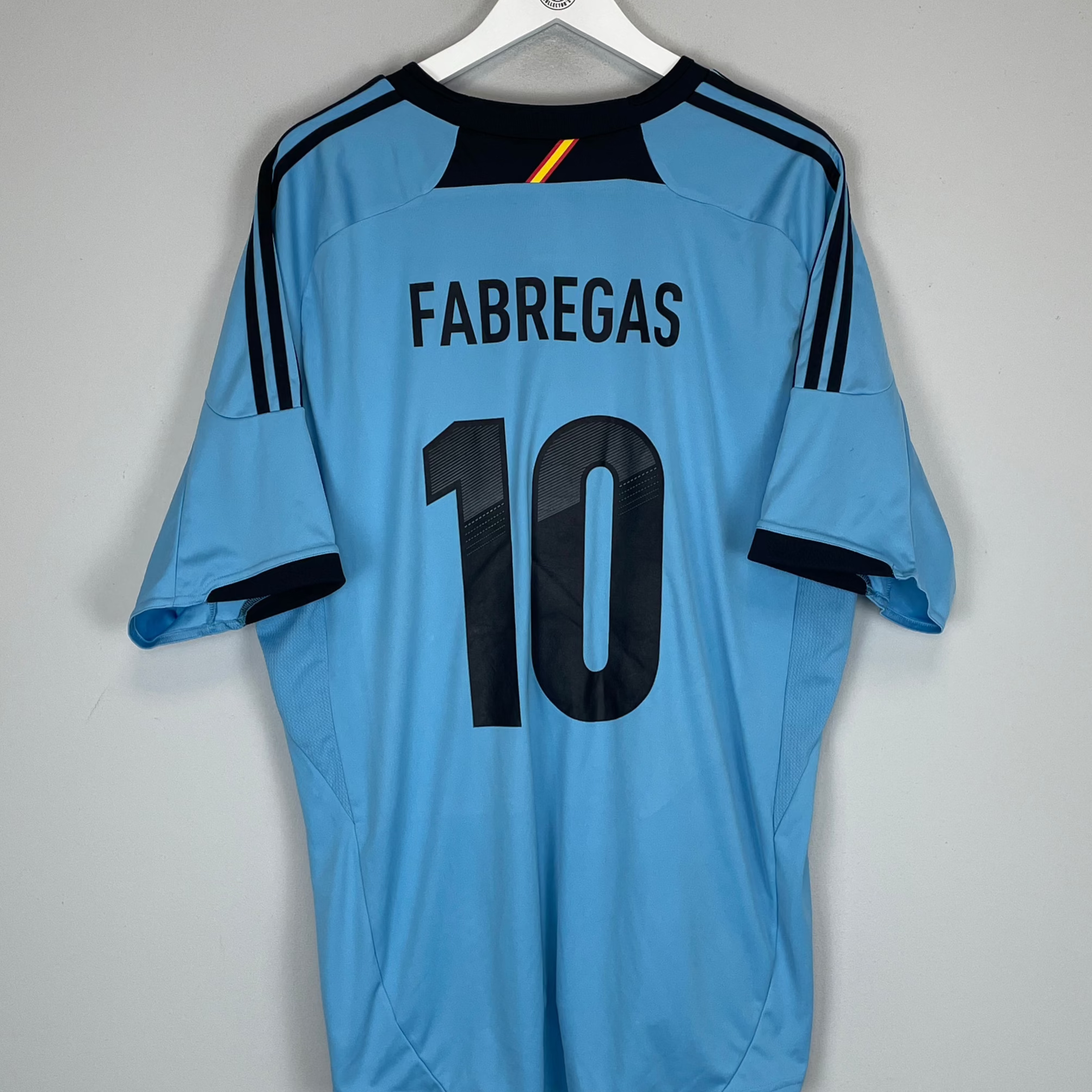Shop 2012/14 SPAIN FABREGAS #10 AWAY SHIRT (XXL) ADIDAS, classic football shirts, vintage football shirts & retro soccer jerseys at Cult Kits