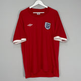 Shop 2010/11 ENGLAND AWAY SHIRT (XL) UMBRO, classic football shirts, vintage football shirts & retro soccer jerseys at Cult Kits