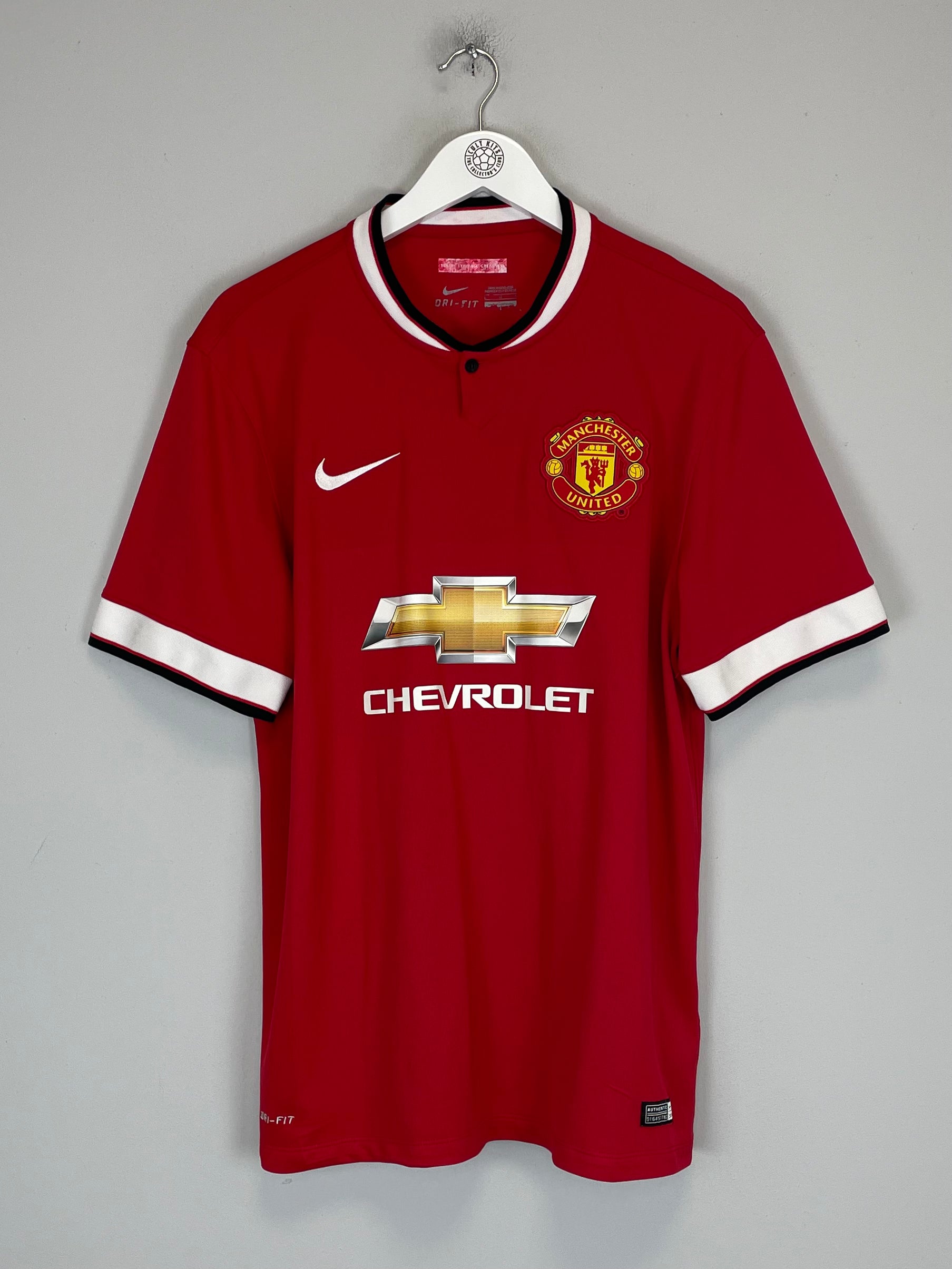 Shop 2014/15 MANCHESTER UNITED ROONEY #10 HOME SHIRT (L) ADIDAS, classic football shirts, vintage football shirts & retro soccer jerseys at Cult Kits