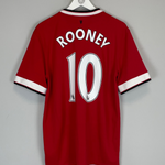 Shop 2014/15 MANCHESTER UNITED ROONEY #10 HOME SHIRT (L) ADIDAS, classic football shirts, vintage football shirts & retro soccer jerseys at Cult Kits